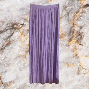 Lilac Split Front Skirt
